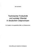 Cover for Technischer Fortschritt und sozialer Wandel in deutschen Ostprovinzen