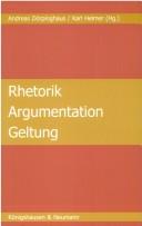 Cover for Rhetorik - Argumentation - Geltung.