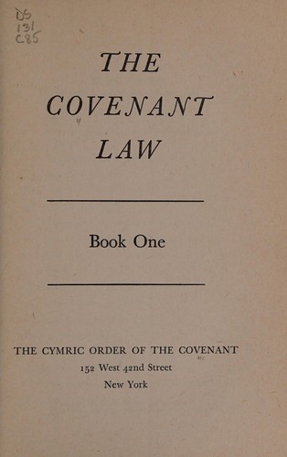 Cover for The Covenant Law