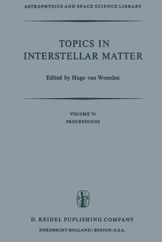 Cover for Topics in interstellar matter