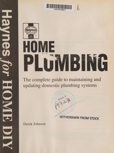 Cover for Home Plumbing
