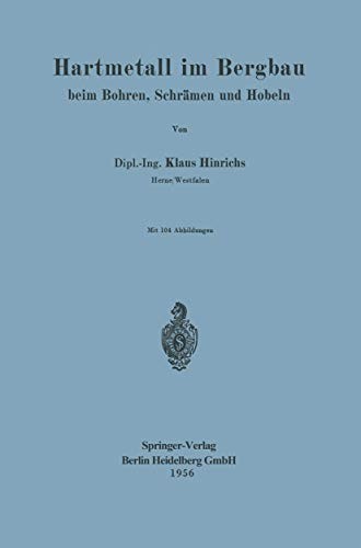 Cover for Hartmetall im Bergbau