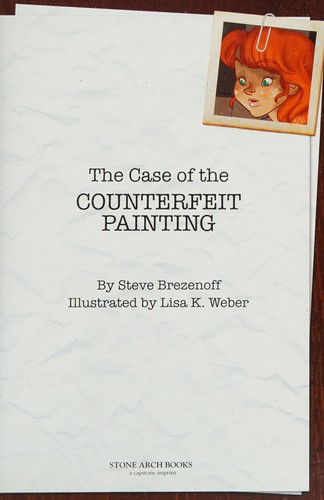 Cover for The case of the counterfeit painting