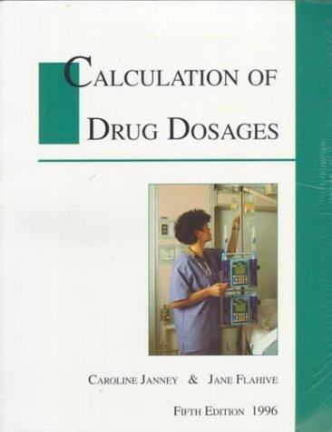 Cover for Calculation of Drug Dosages