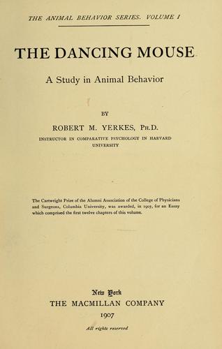 Cover for The dancing mouse