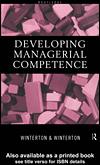 Cover for Developing Managerial Competence