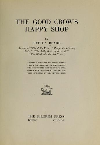 Cover for The good crow's happy shop