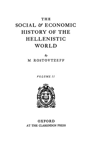 Cover for The Social and Economic History of the Hellenistic World