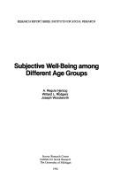 Cover for Subjective well-being among different age groups