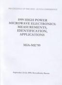 Cover for 1999 high power microwave electronics
