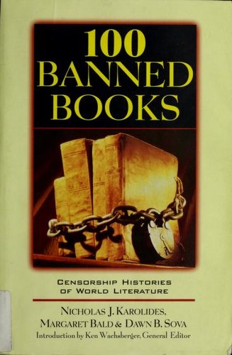 Cover for 100 banned books