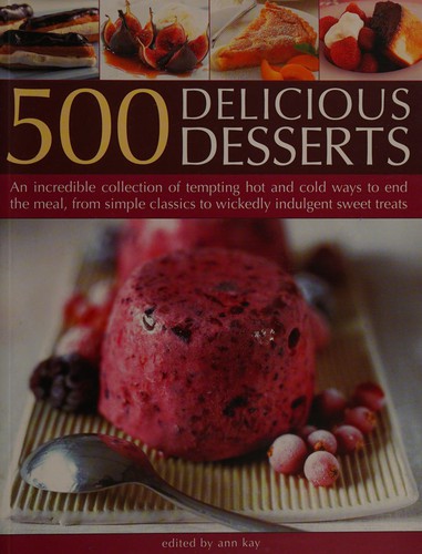 Cover for 500 delicious desserts
