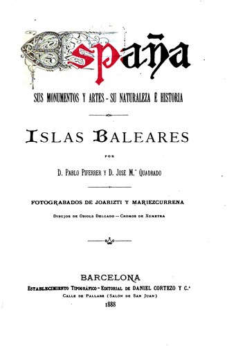 Cover for Islas Baleares