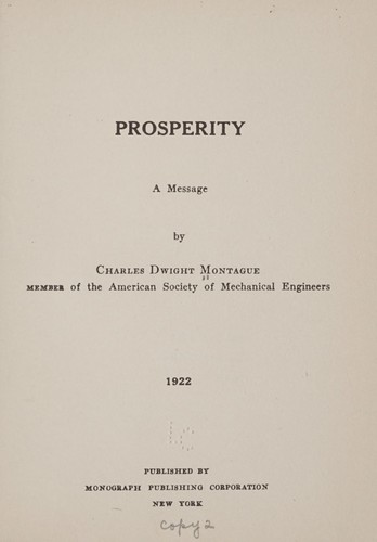 Cover for Prosperity