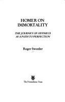 Cover for Homer on immortality