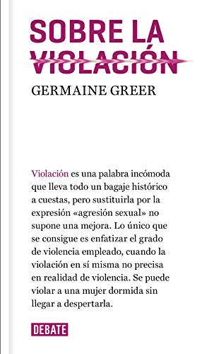 Cover for Sobre la violación