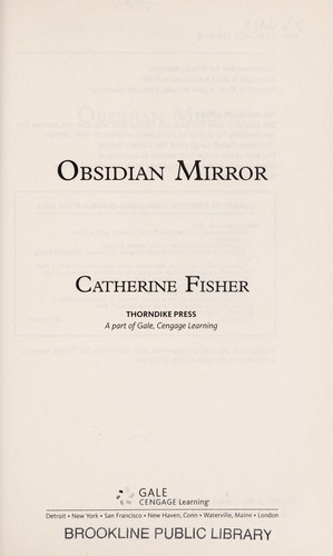 Cover for Obsidian mirror