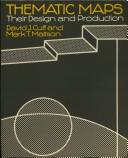 Cover for Thematic maps