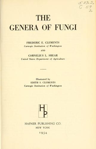Cover for The genera of Fungi