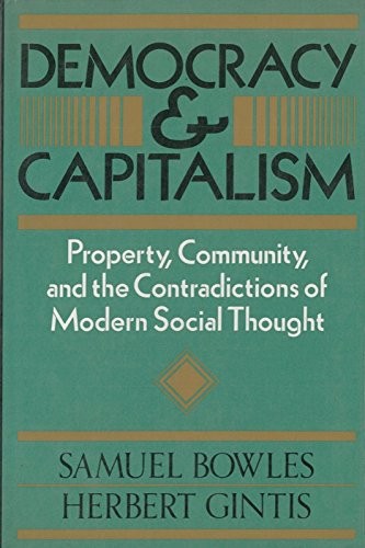 Cover for Democracy and capitalism