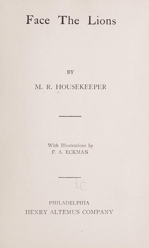 Cover for Face the lions