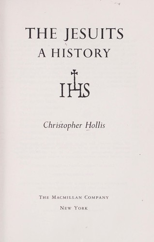 Cover for Histoire des Jésuites