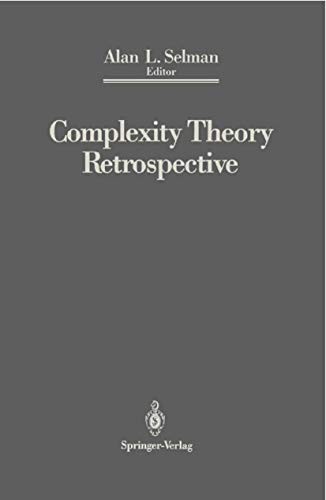 Cover for Complexity Theory Retrospective