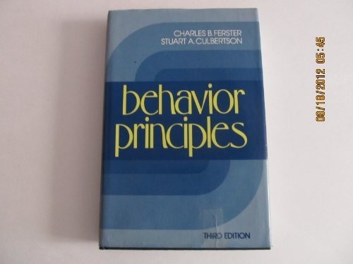 Cover for Behavior principles
