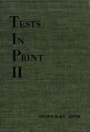 Cover for Tests in print III