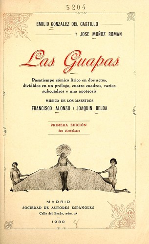 Cover for Las guapas