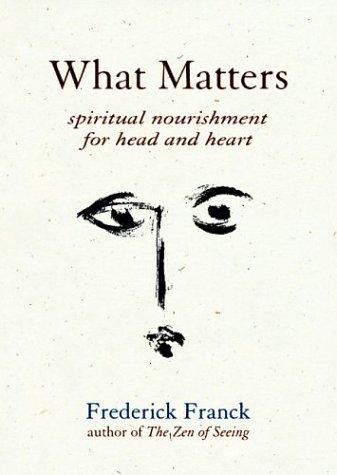 Cover for What matters