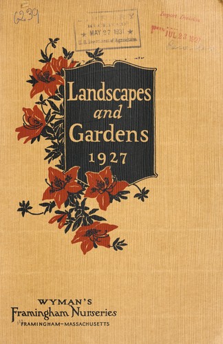 Cover for Landscapes and gardens