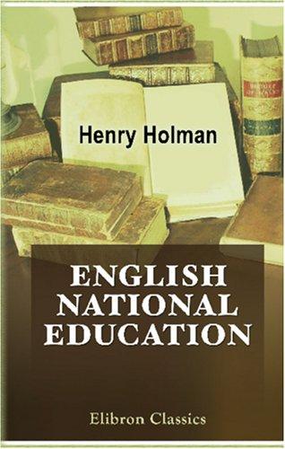 Cover for English National Education