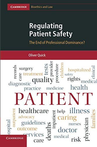 Cover for Regulating Patient Safety