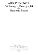 Cover for Adolph Menzel