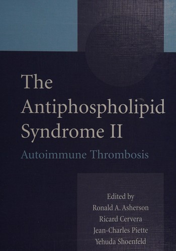Cover for The antiphospholipid syndrome II