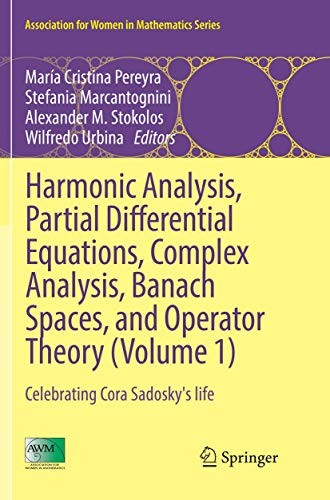 Cover for Harmonic Analysis, Partial Differential Equations, Complex Analysis, Banach Spaces, and Operator Theory