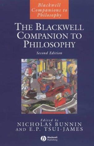 Cover for The Blackwell Companion to Philosophy (Blackwell Companions to Philosophy)