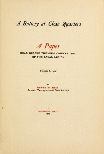 Cover for A battery at close quarters
