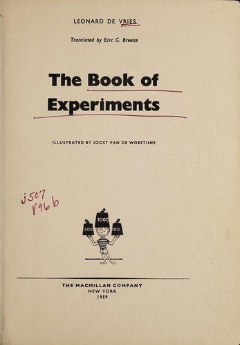 Cover for The book of experiments