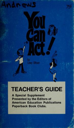 Cover for You can act!