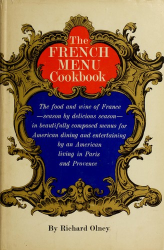 Cover for The French menu cookbook