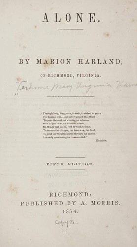 Cover for Alone