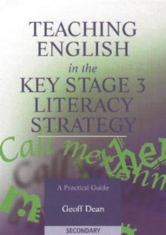 Cover for Teaching English in the Key Stage 3 Literacy Strategy