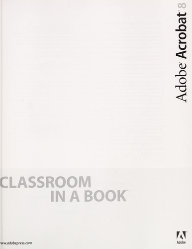 Cover for Adobe Acrobat 8.0.