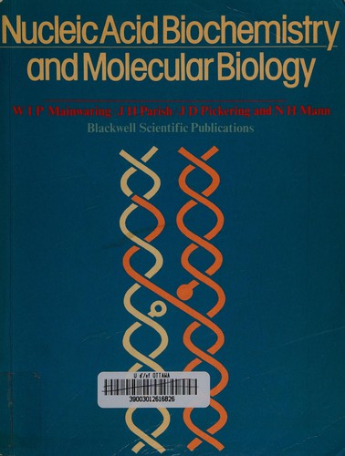 Cover for Nucleic acid biochemistry and molecular biology