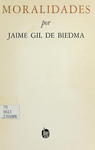 Cover for Moralidades, 1959-1964.