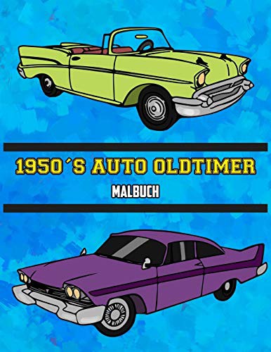 Cover for 1950's Auto Oldtimer Malbuch