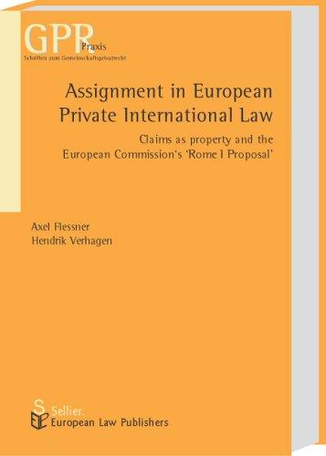 Cover for Assignment in European Private International Law
