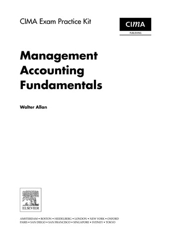 Cover for CIMA Exam Practice Kit